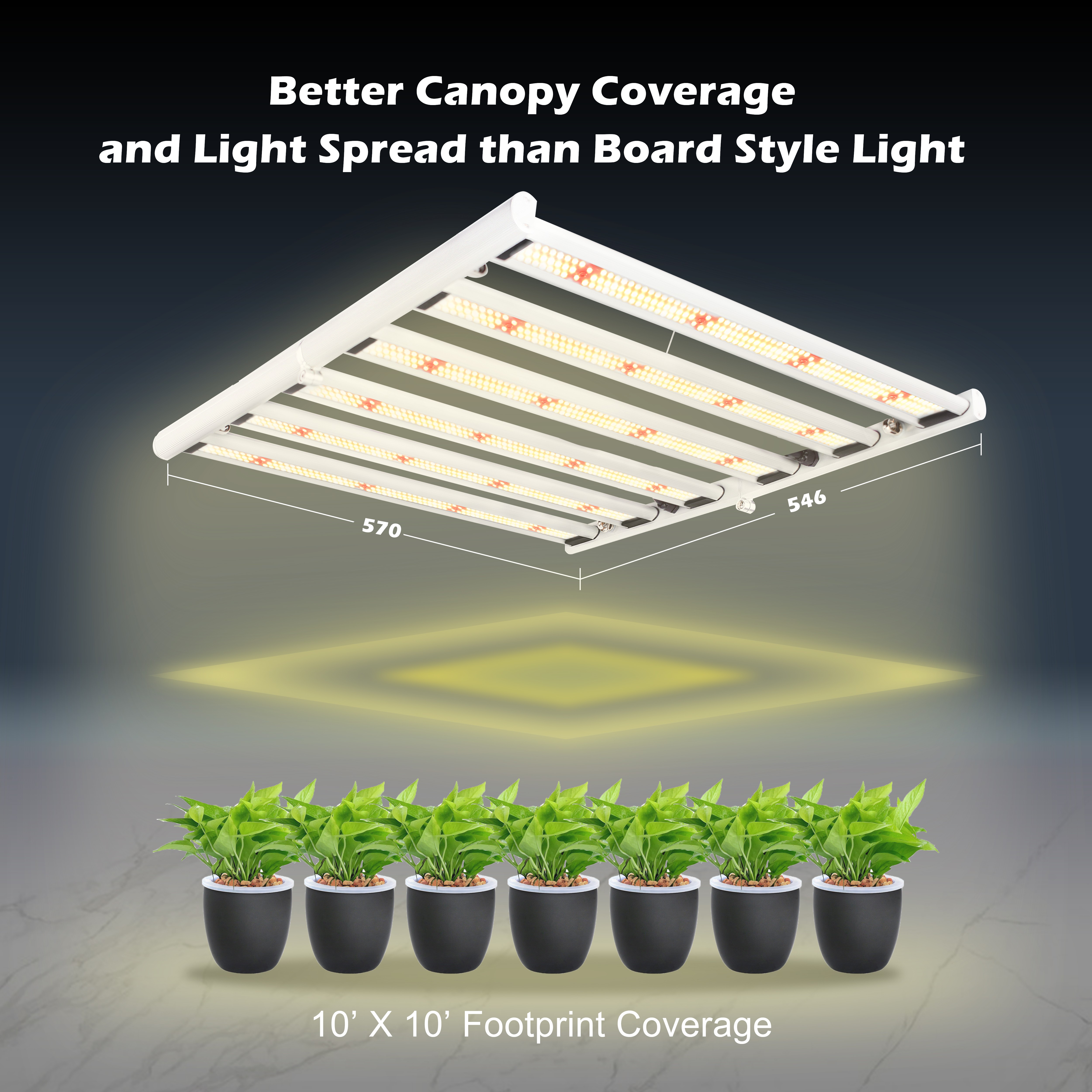 MX-FLD3000 Full Spectrum Grow Light