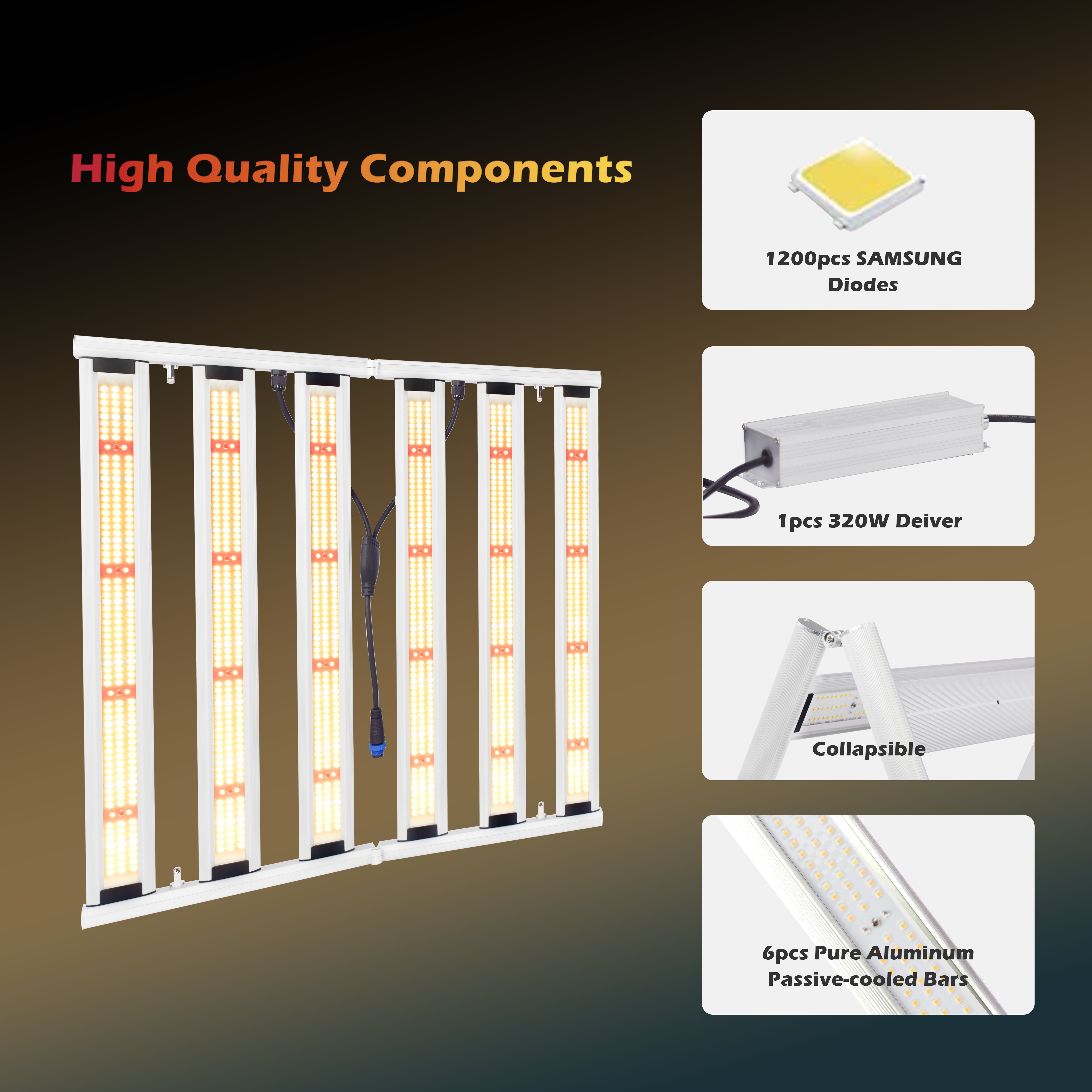 MX-FLD3000 Full Spectrum Grow Light